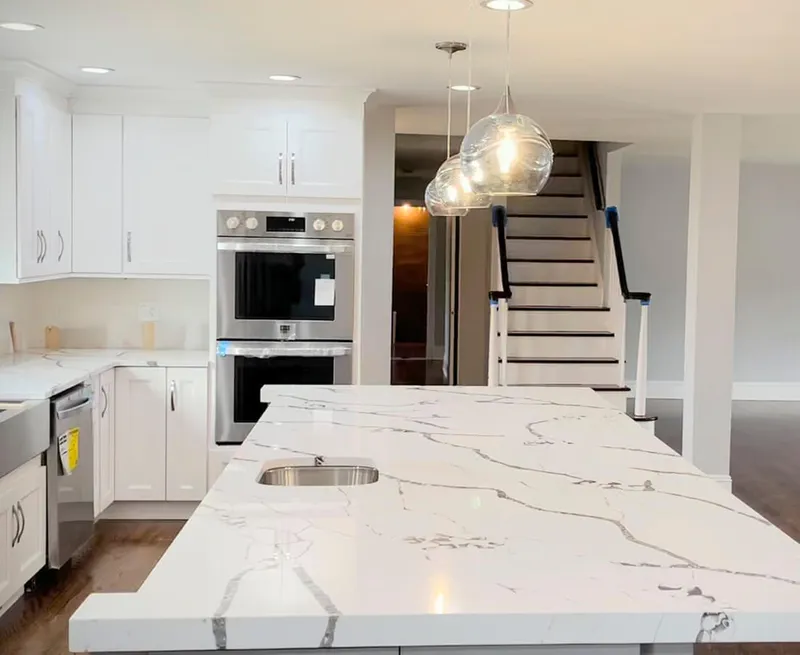 white counter 